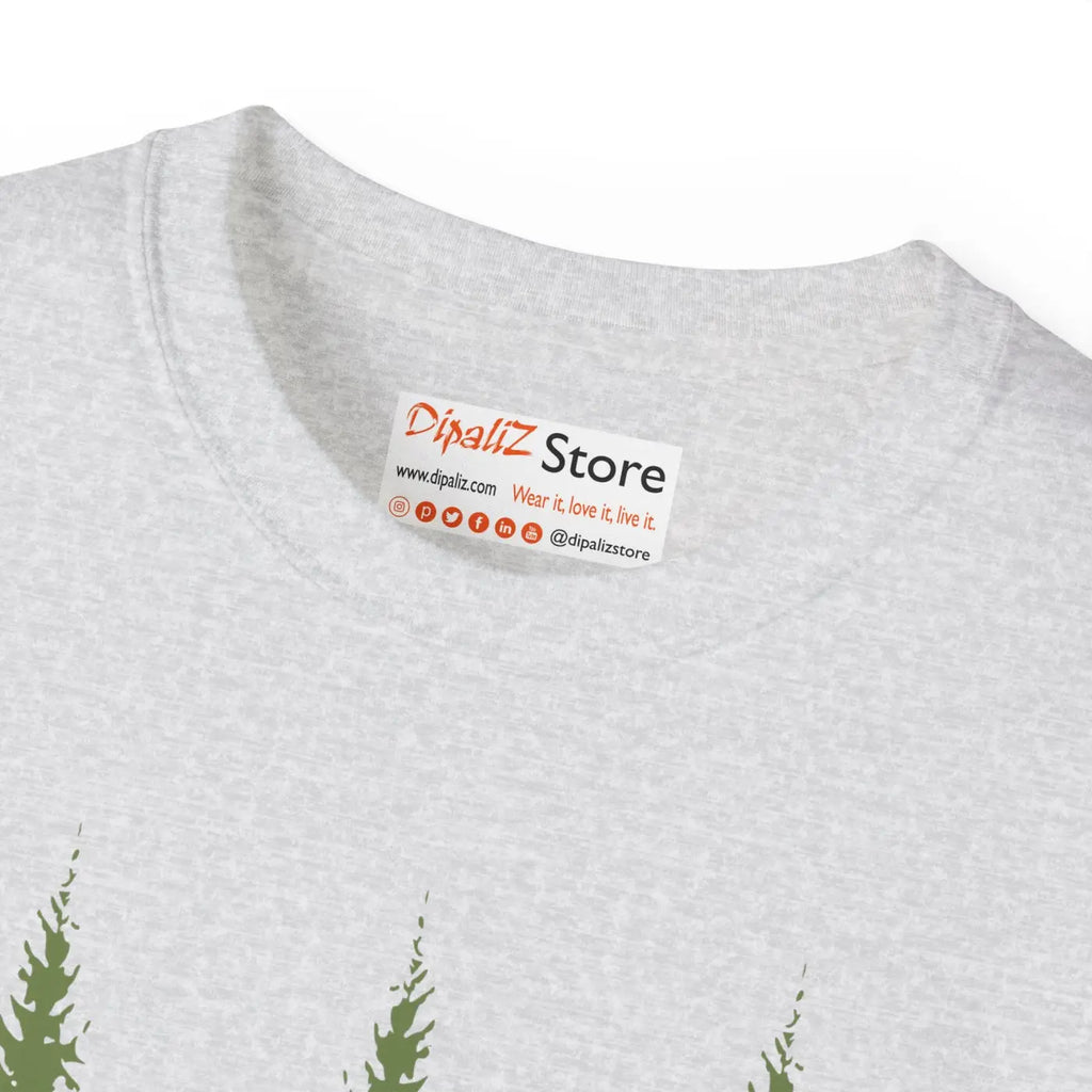 Pine Trees Forest Vibes T-Shirt - Nature Lovers - DipaliZ