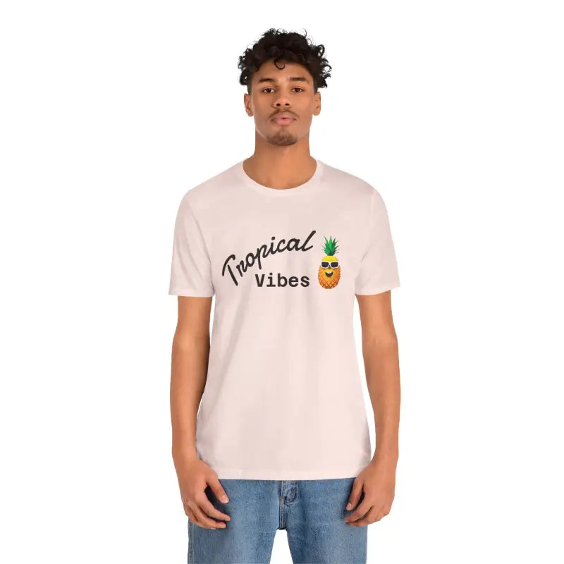 Tropical Pineapple Unisex Jersey Short Sleeve Tee - DipaliZ