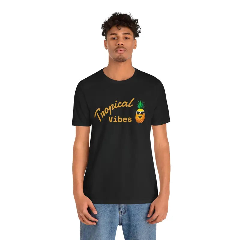 Tropical Pineapple Unisex Jersey Short Sleeve Tee - DipaliZ