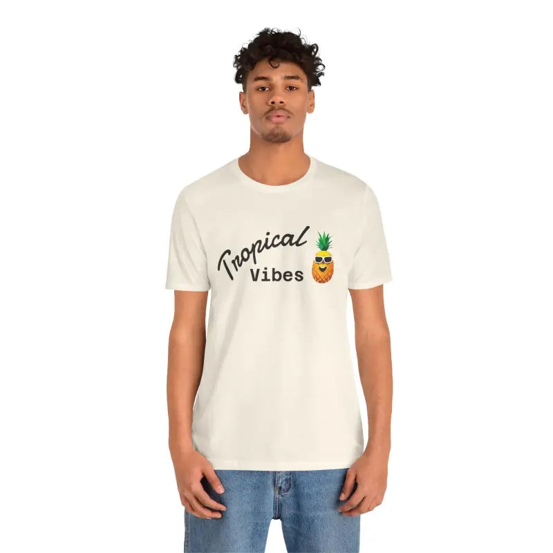Tropical Pineapple Unisex Jersey Short Sleeve Tee - DipaliZ