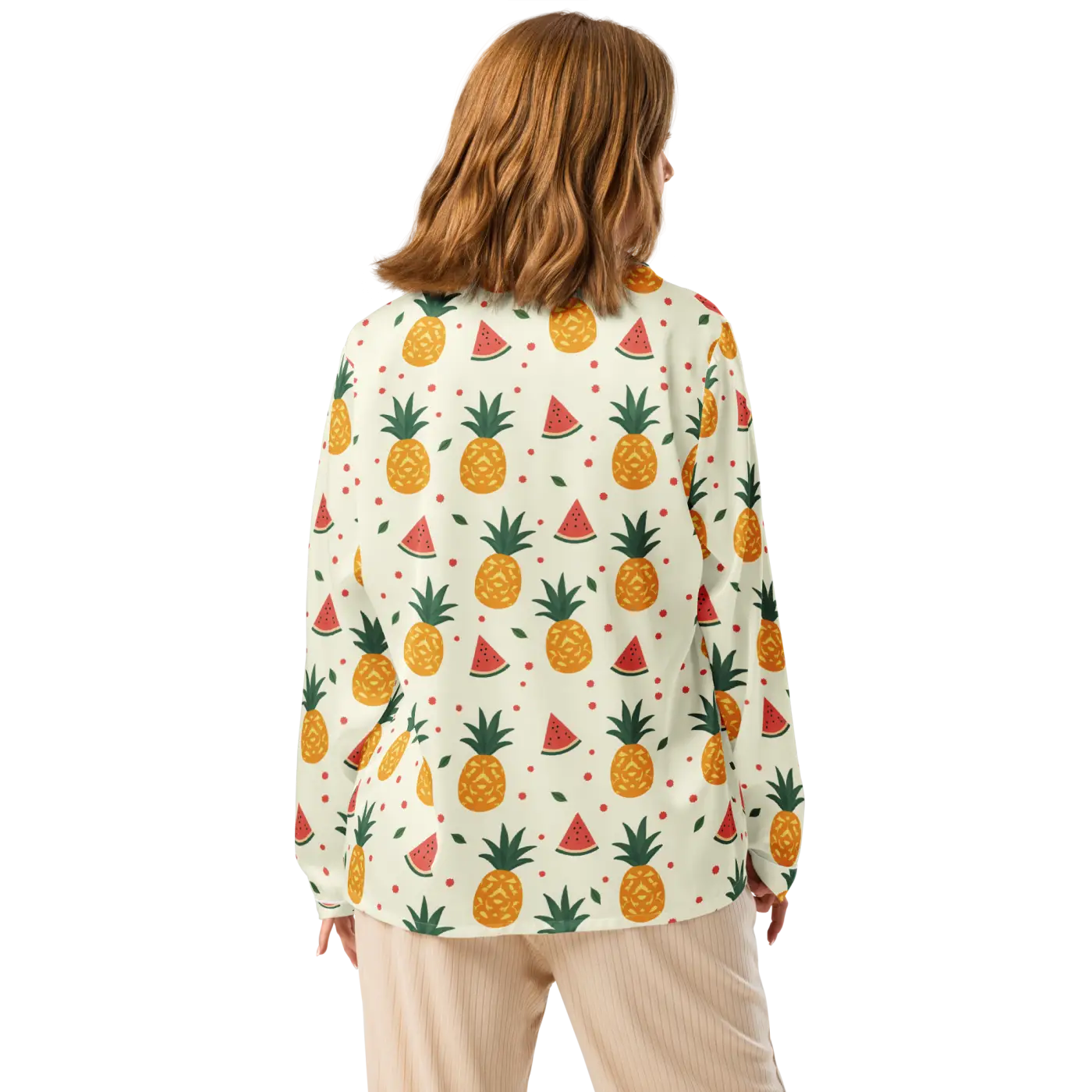 Long Sleeve Pajama Top - Silky Comfort Lightweight Fabric - DipaliZ