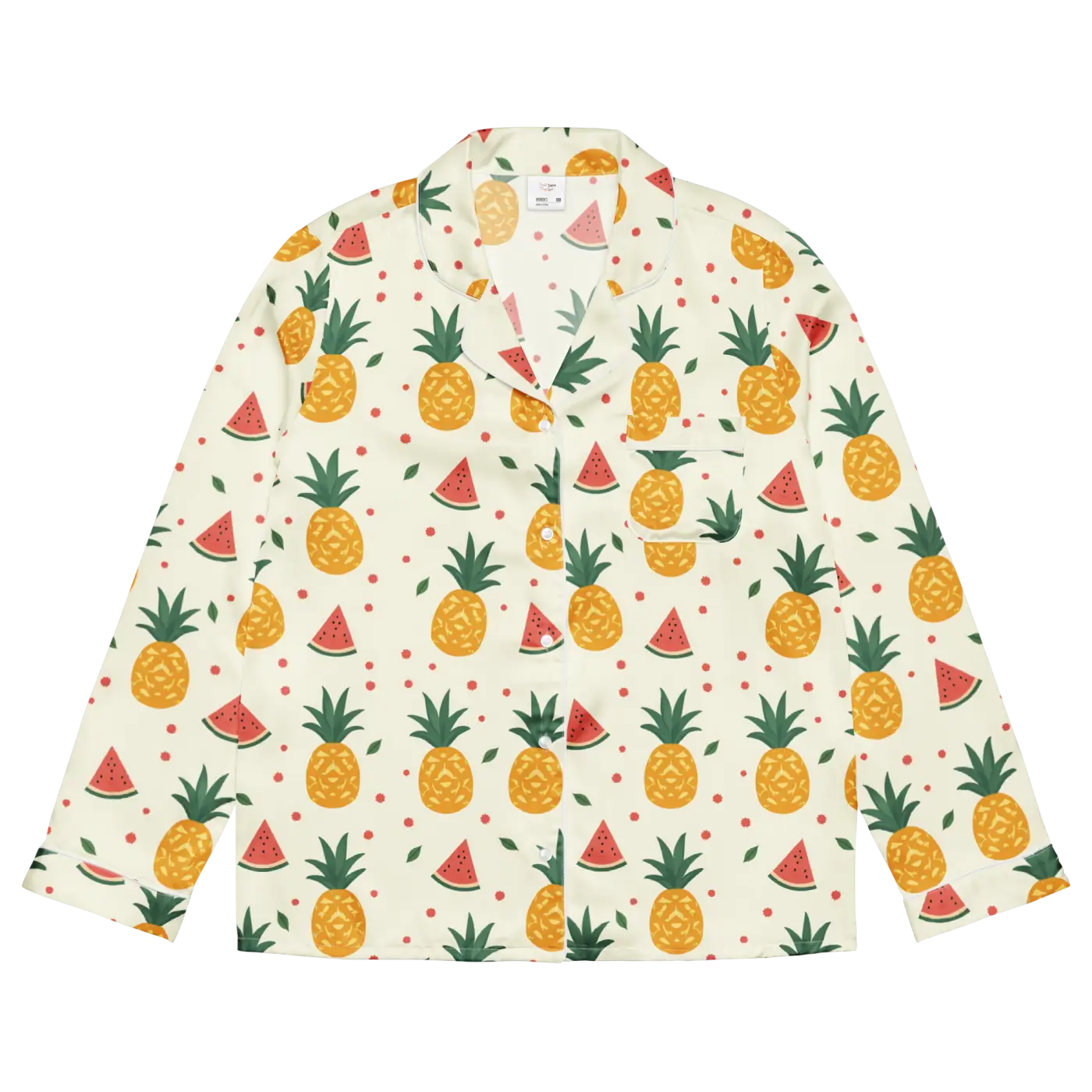 Long Sleeve Pajama Top - Silky Comfort Lightweight Fabric - DipaliZ