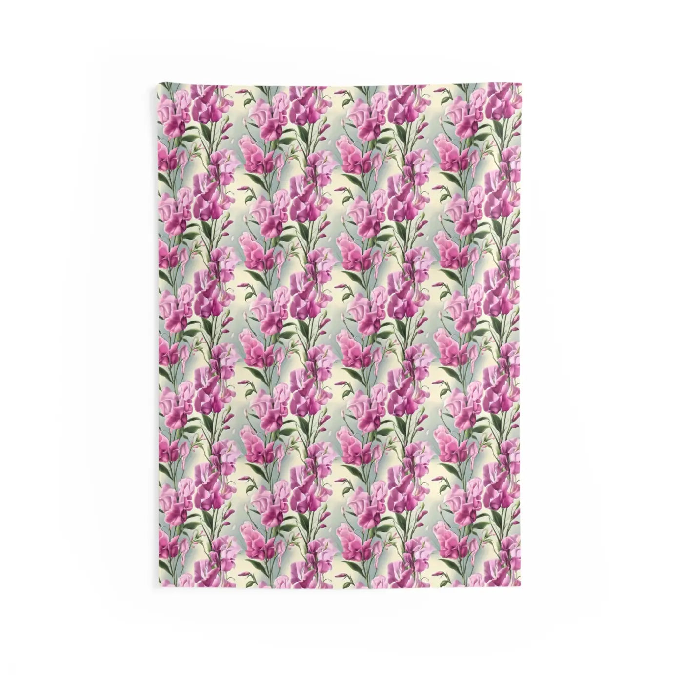 Pink Floral Wall Tapestry - Vibrant Polyester Decor - DipaliZ