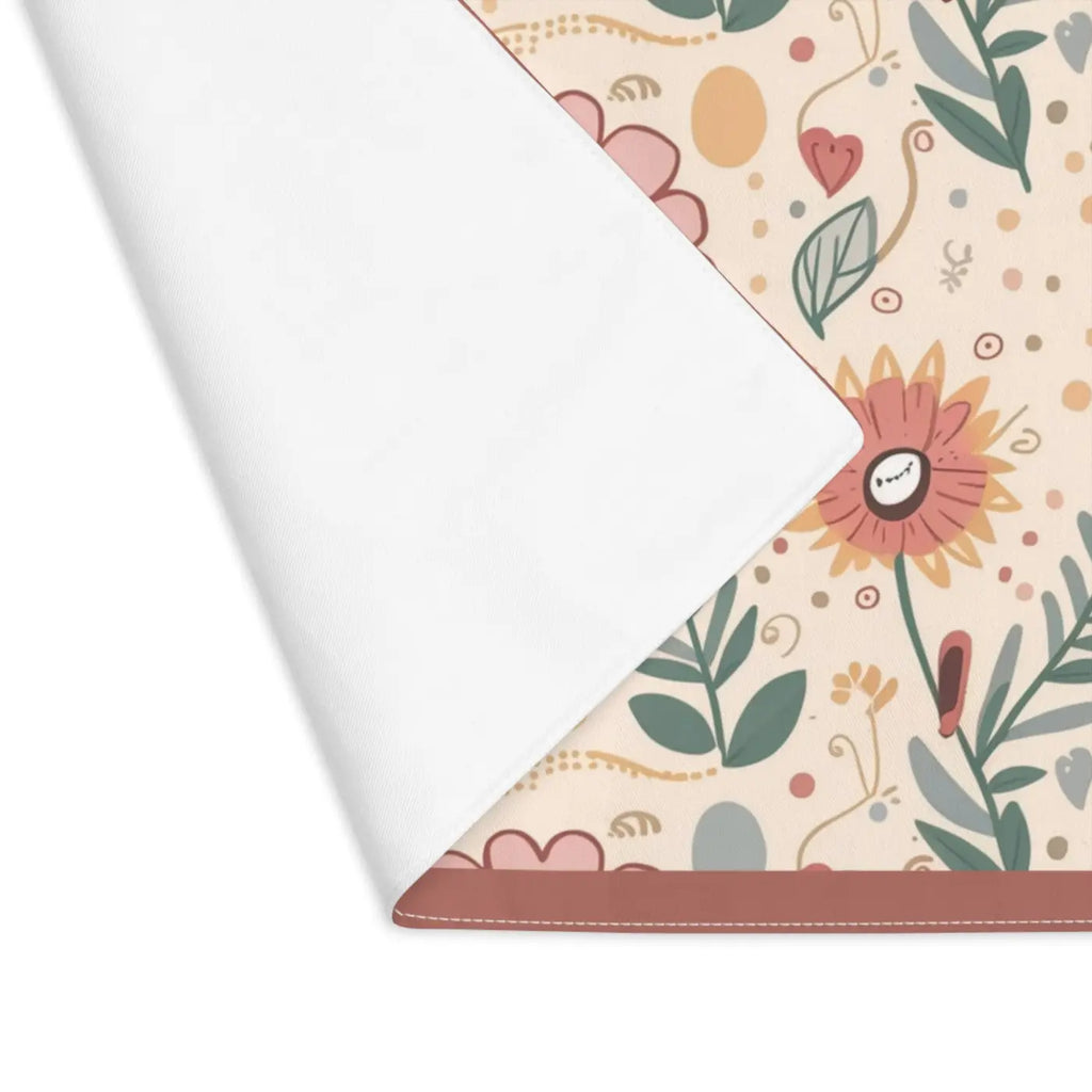 Pink Floral Placemats - Double-Sided for Formal Occasions - DipaliZ