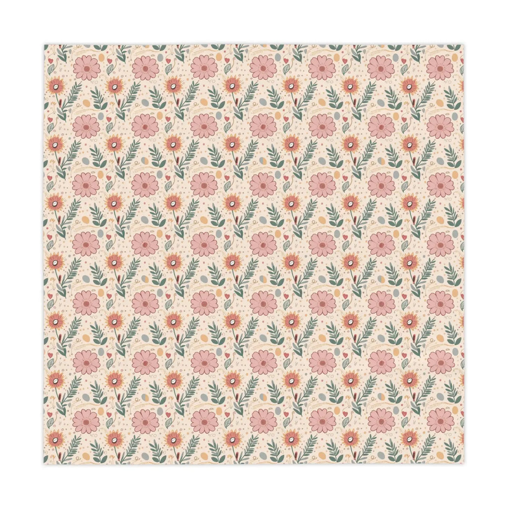 Pink Floral Tablecloth - Captivating Design for Dining - DipaliZ