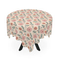 Pink Floral Tablecloth - Captivating Design for Dining - DipaliZ