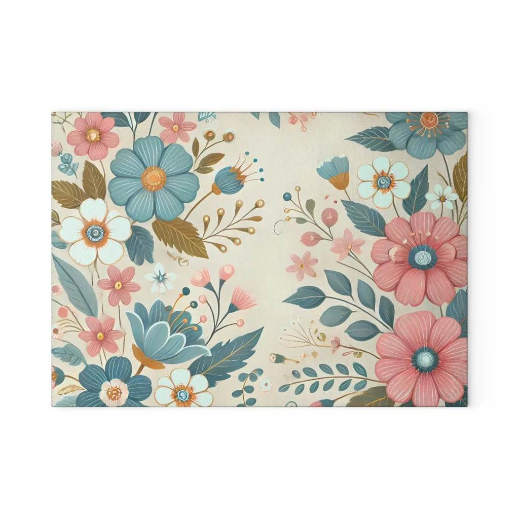 Pink Blossom Glass Cutting Board - Fashion Inspired - DipaliZ