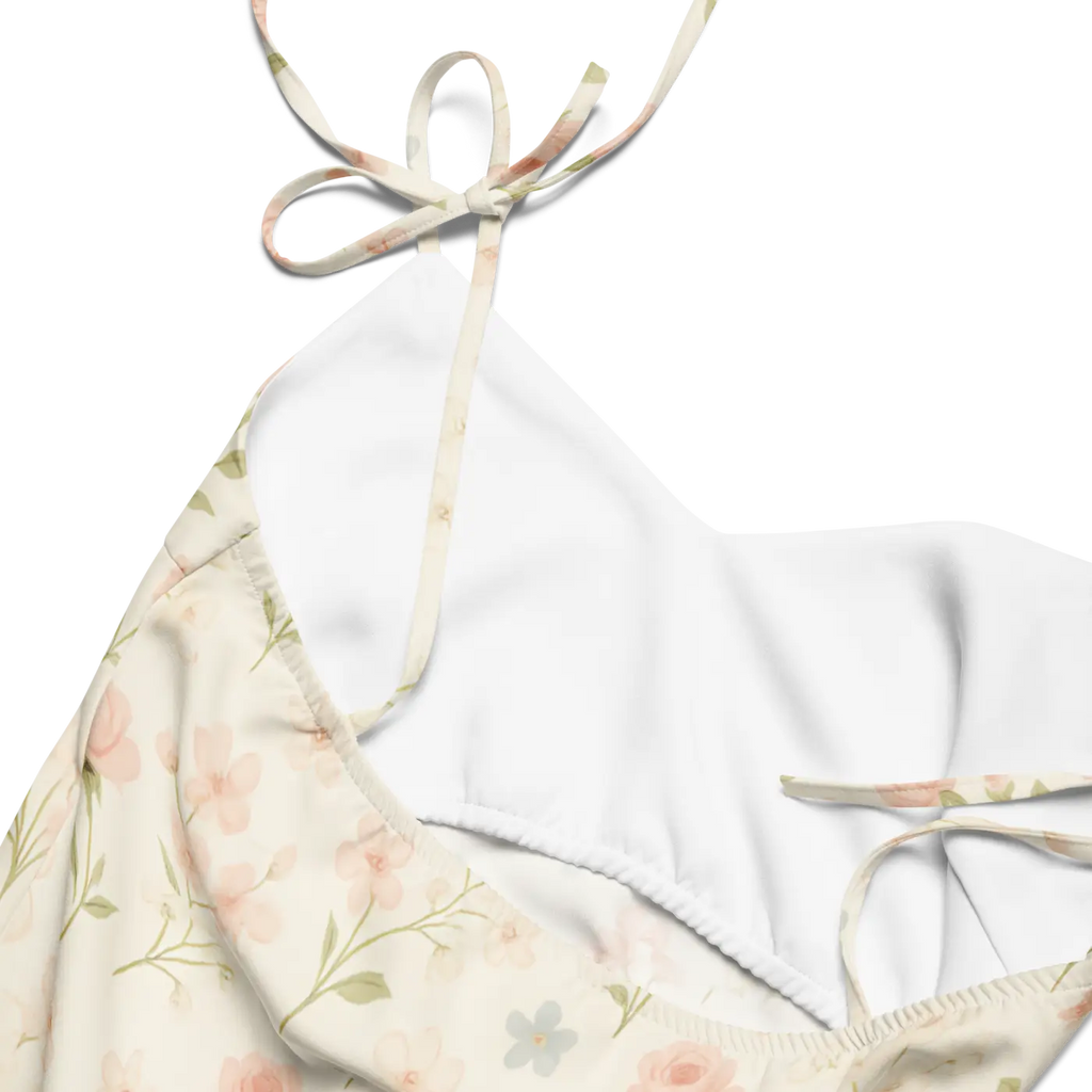 Pink Flowers Midi Dress - Built-In Bra Support - DipaliZ