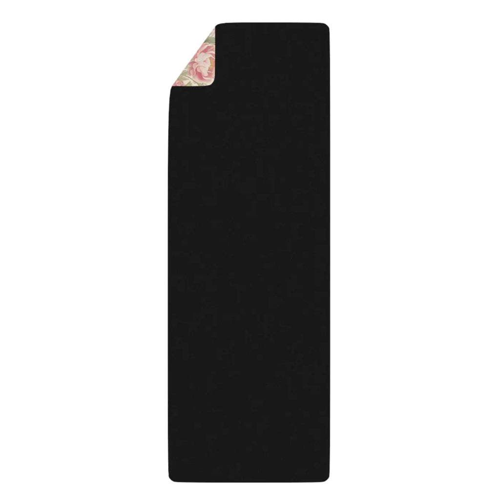 Pink Flowers Yoga Mat - Natural Rubber Non-Slip - DipaliZ