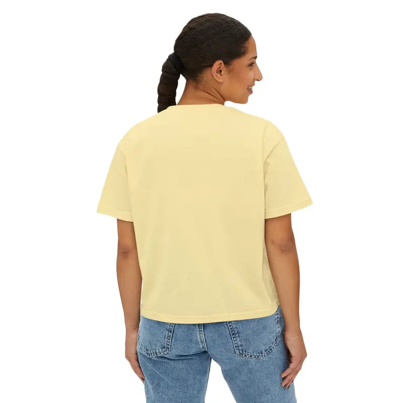 Women's Boxy Tee - Oversized Comfort and Eco Style - DipaliZ