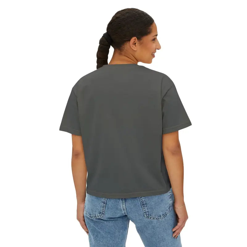 Women's Boxy Tee - Oversized Comfort and Eco Style - DipaliZ