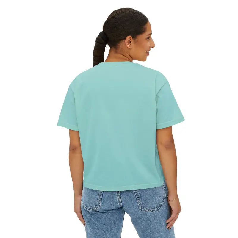 Women's Boxy Tee - Oversized Comfort and Eco Style - DipaliZ