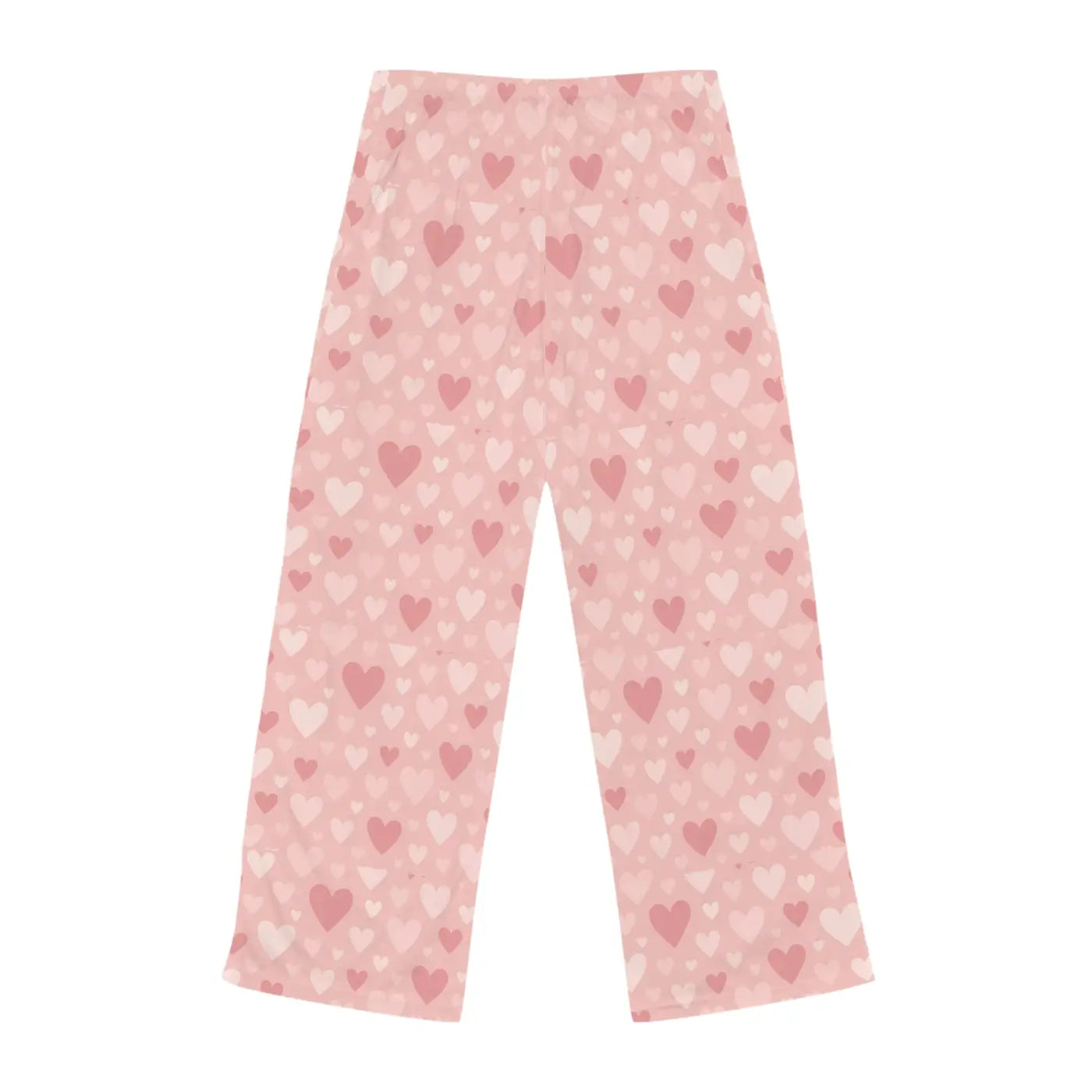 Premium Pajama Pants - Vibrant Pink Hearts Patterns - DipaliZ