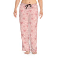 Premium Pajama Pants - Vibrant Pink Hearts Patterns - DipaliZ