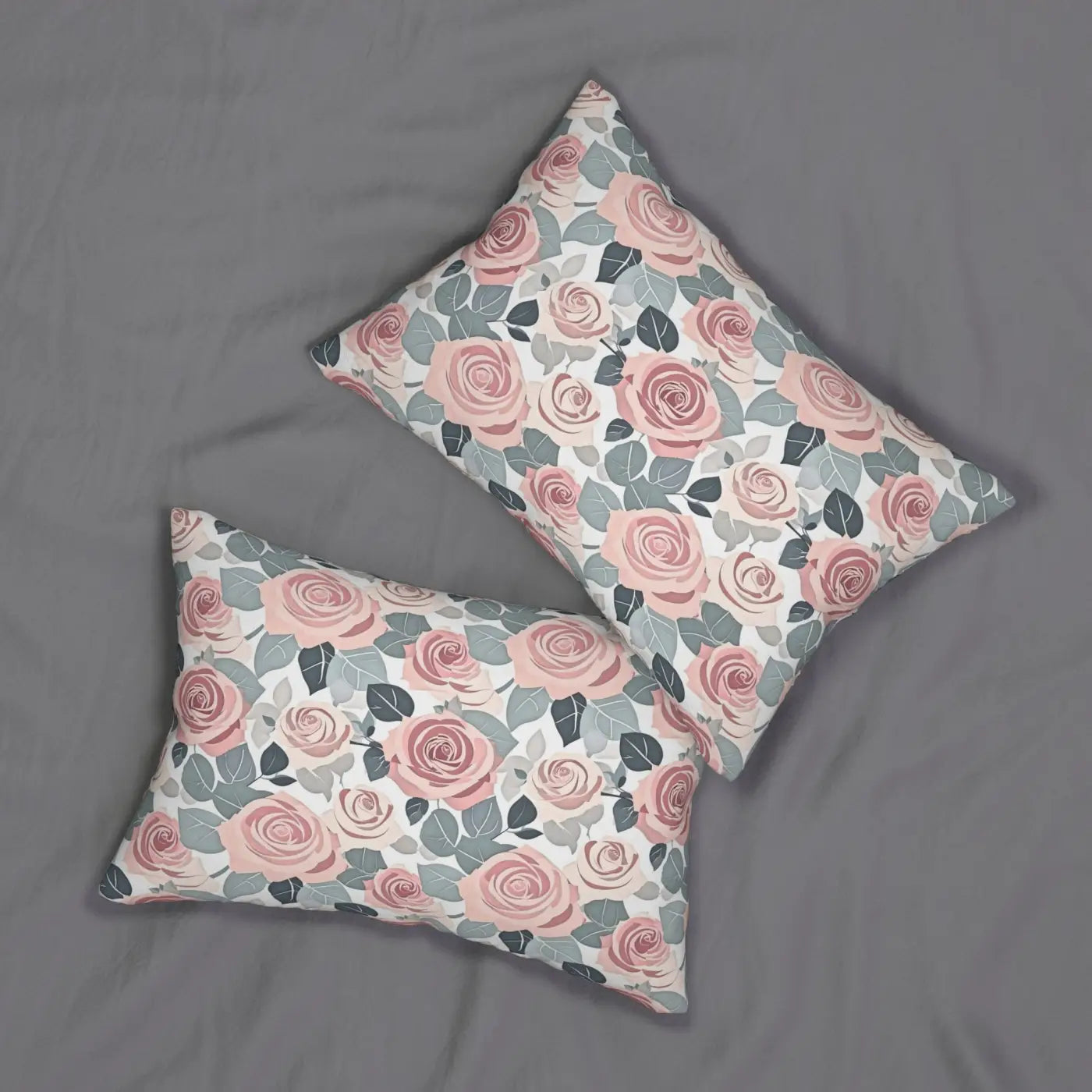 Water-Resistant Lumbar Pillow - Spun Polyester Home Decor - DipaliZ