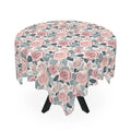 Elegant Pink Rose Tablecloth - Stylish One-Sided Print - DipaliZ