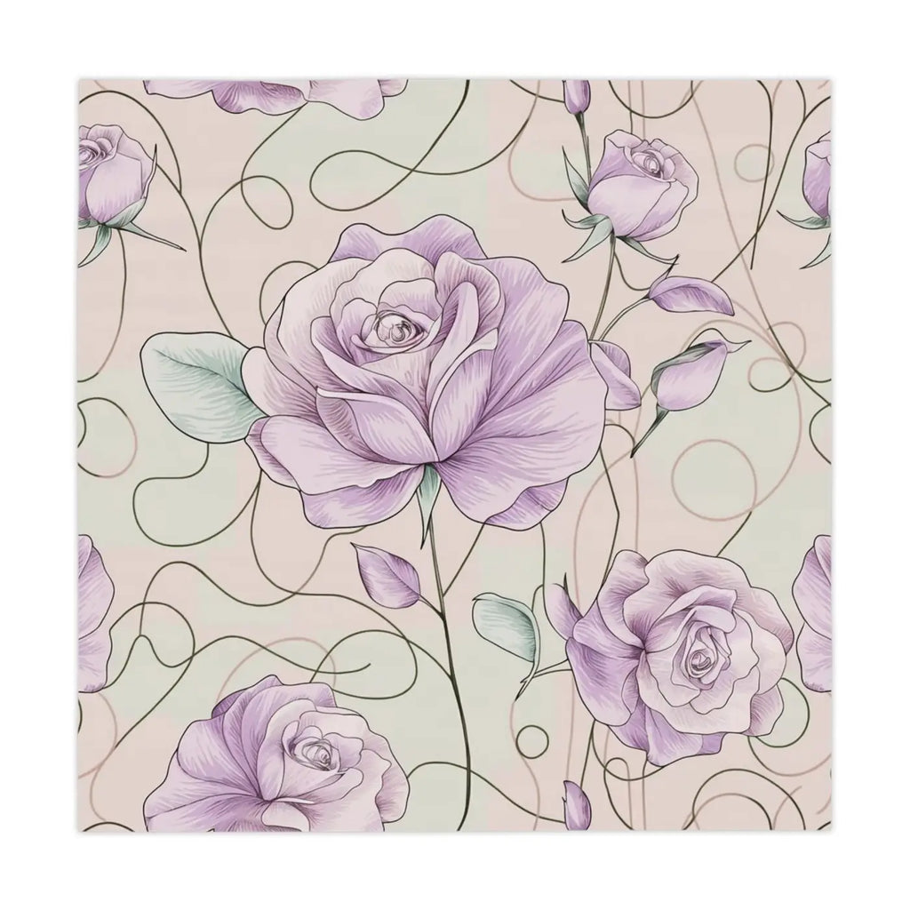 Elegant Pink Rose Tablecloth - Dining Celebration - DipaliZ