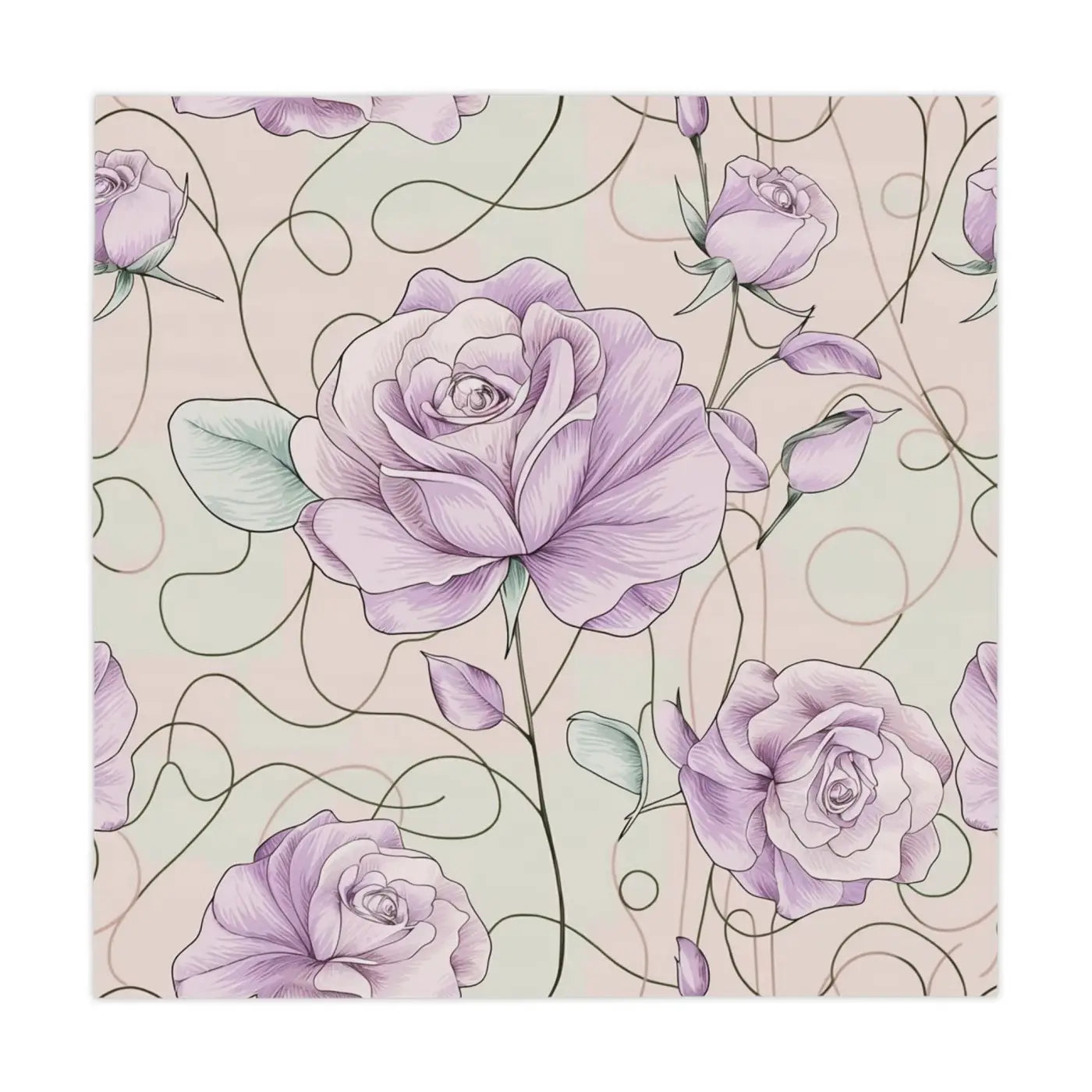 Elegant Pink Rose Tablecloth - Dining Celebration - DipaliZ