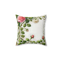 Pink Rose Vine Spun Polyester Square Pillow - Home Decor - DipaliZ