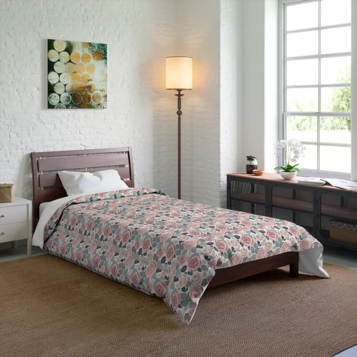 Pink Roses Comforter - Transform Chilly Nights - DipaliZ