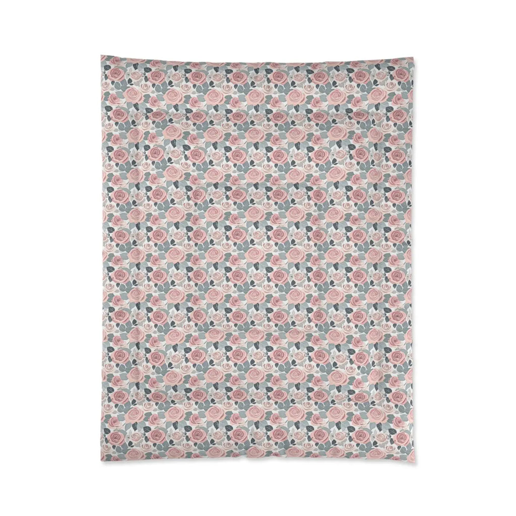 Pink Roses Comforter - Transform Chilly Nights - DipaliZ