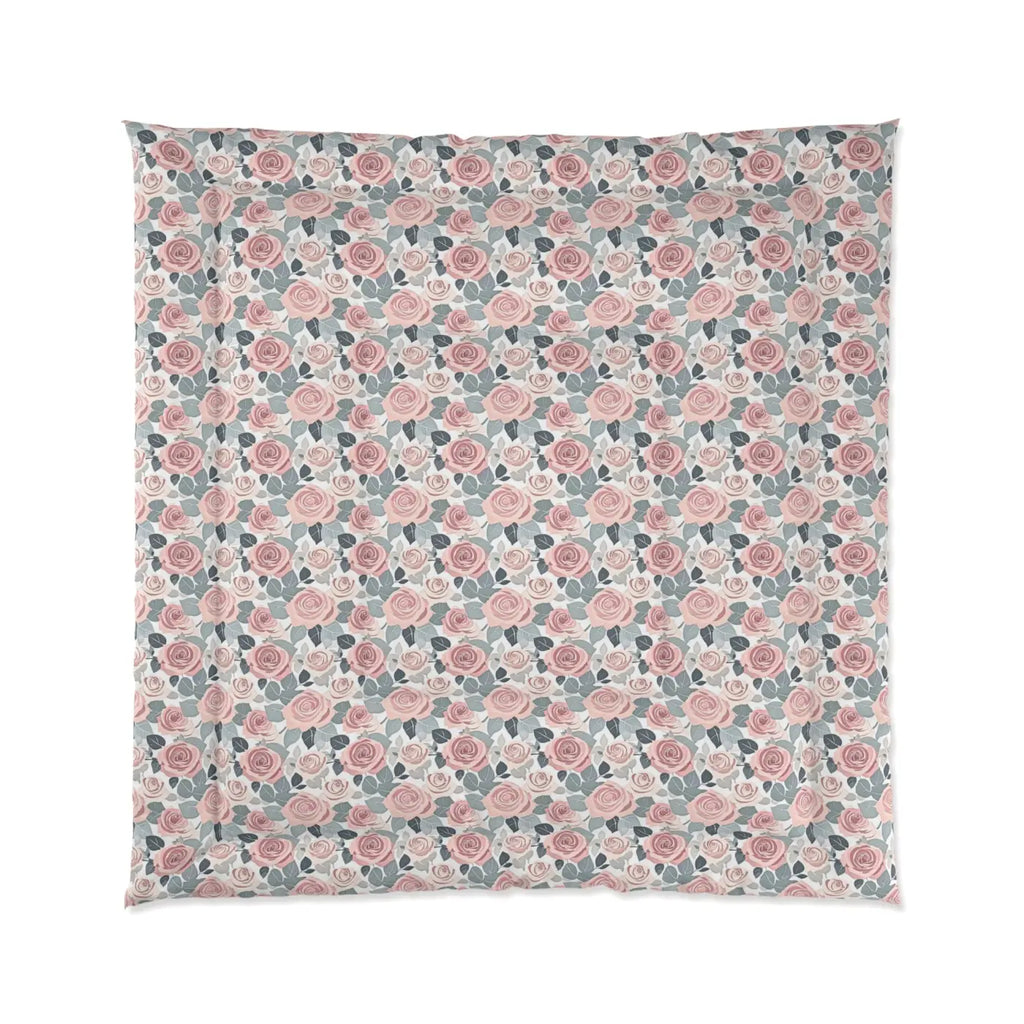 Pink Roses Comforter - Transform Chilly Nights - DipaliZ