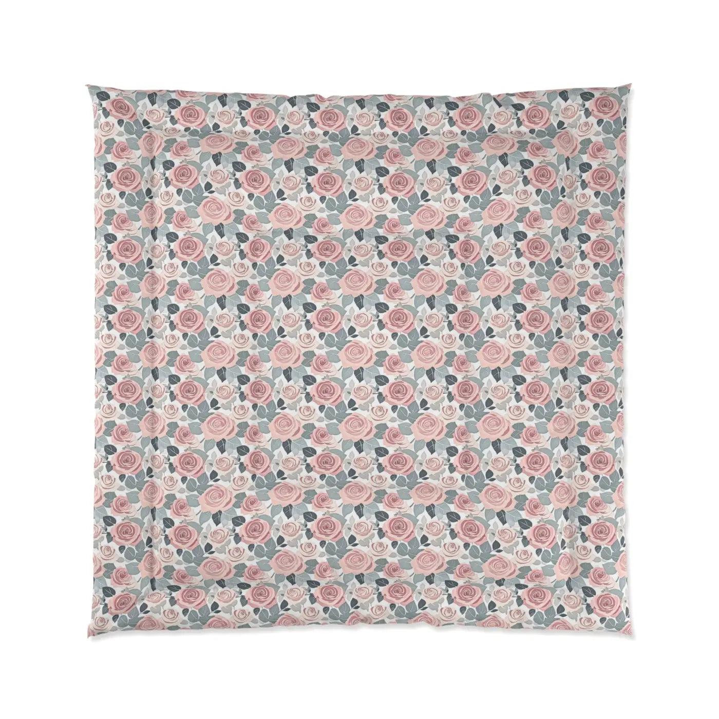 Pink Roses Comforter - Transform Chilly Nights - DipaliZ