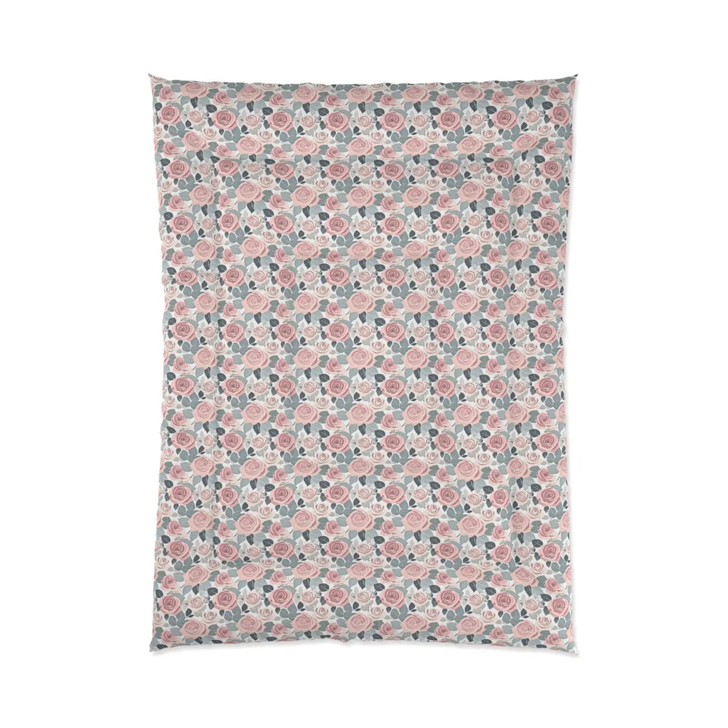 Pink Roses Comforter - Transform Chilly Nights - DipaliZ