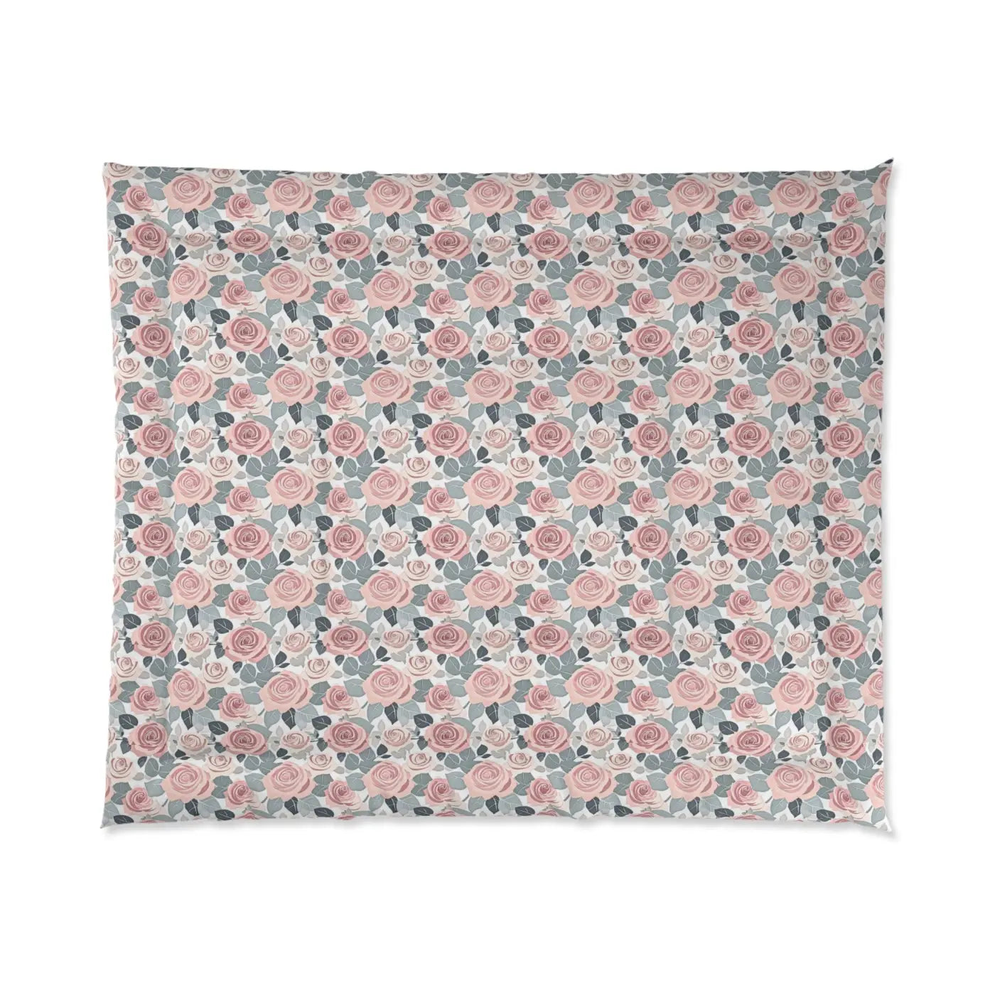 Pink Roses Comforter - Transform Chilly Nights - DipaliZ