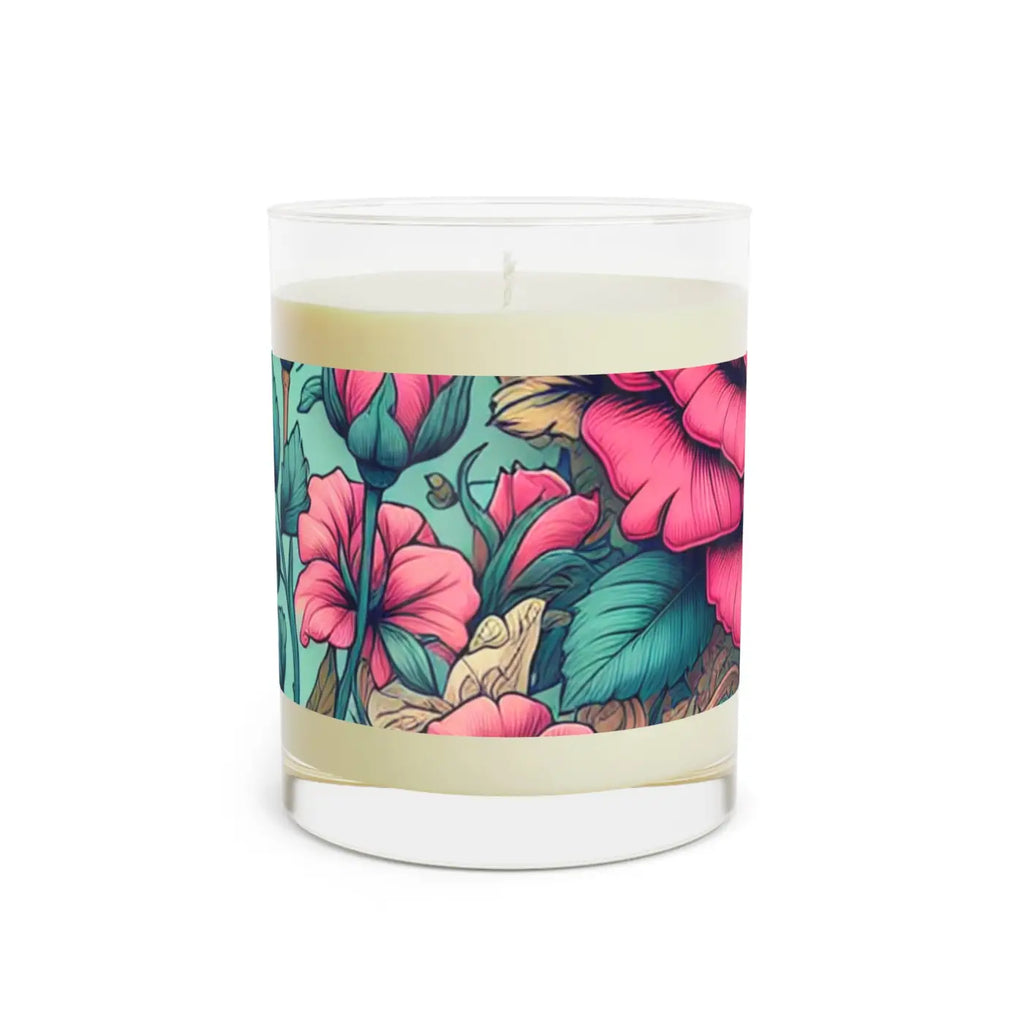 Pink Roses Scented Candle - Mood Magic Relaxation - DipaliZ