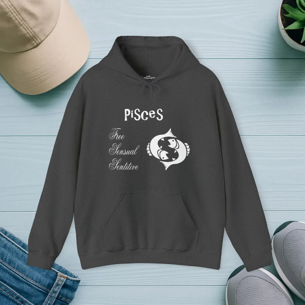 Pisces Zodiac Sign Hoodie - Cozy Astrology Sweatshirt - DipaliZ