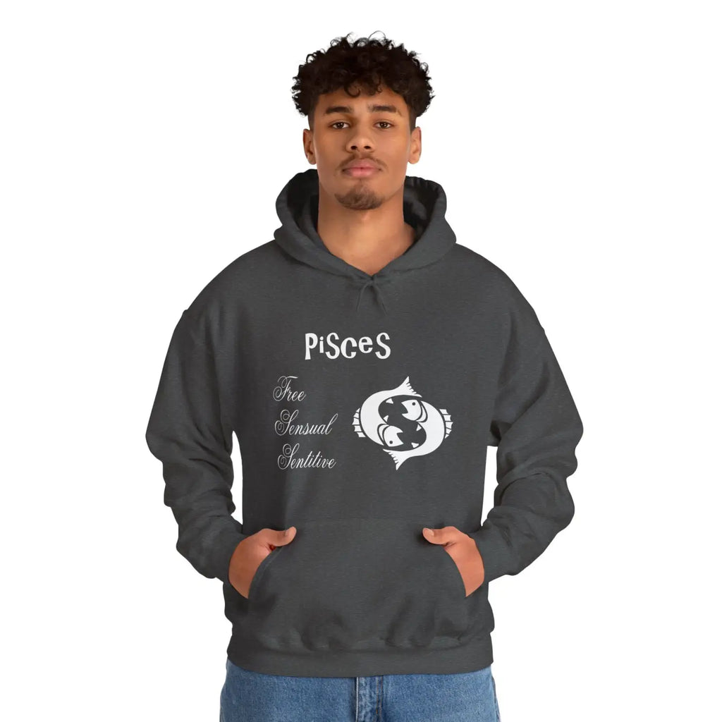 Pisces Zodiac Sign Hoodie - Cozy Astrology Sweatshirt - DipaliZ