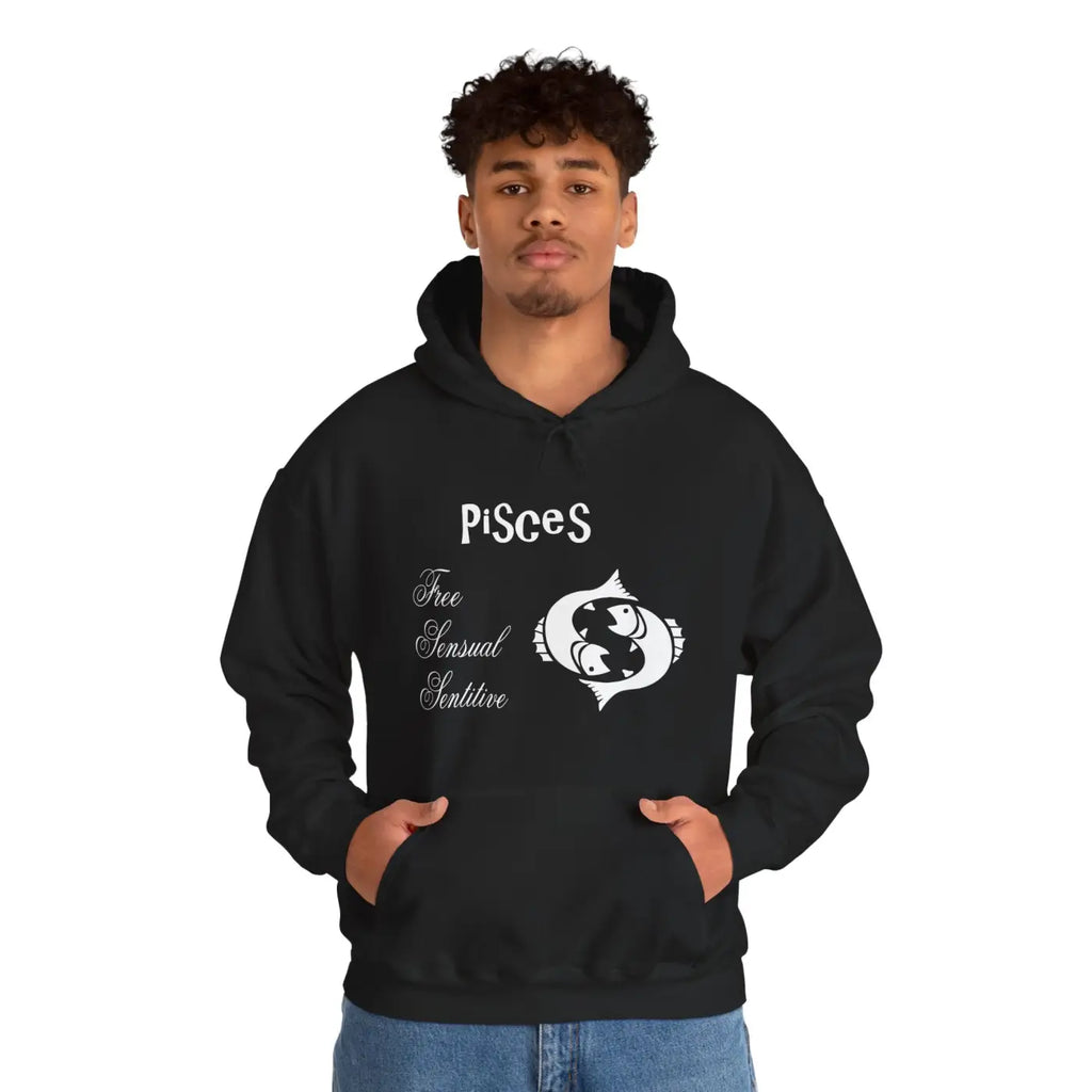 Pisces Zodiac Sign Hoodie - Cozy Astrology Sweatshirt - DipaliZ