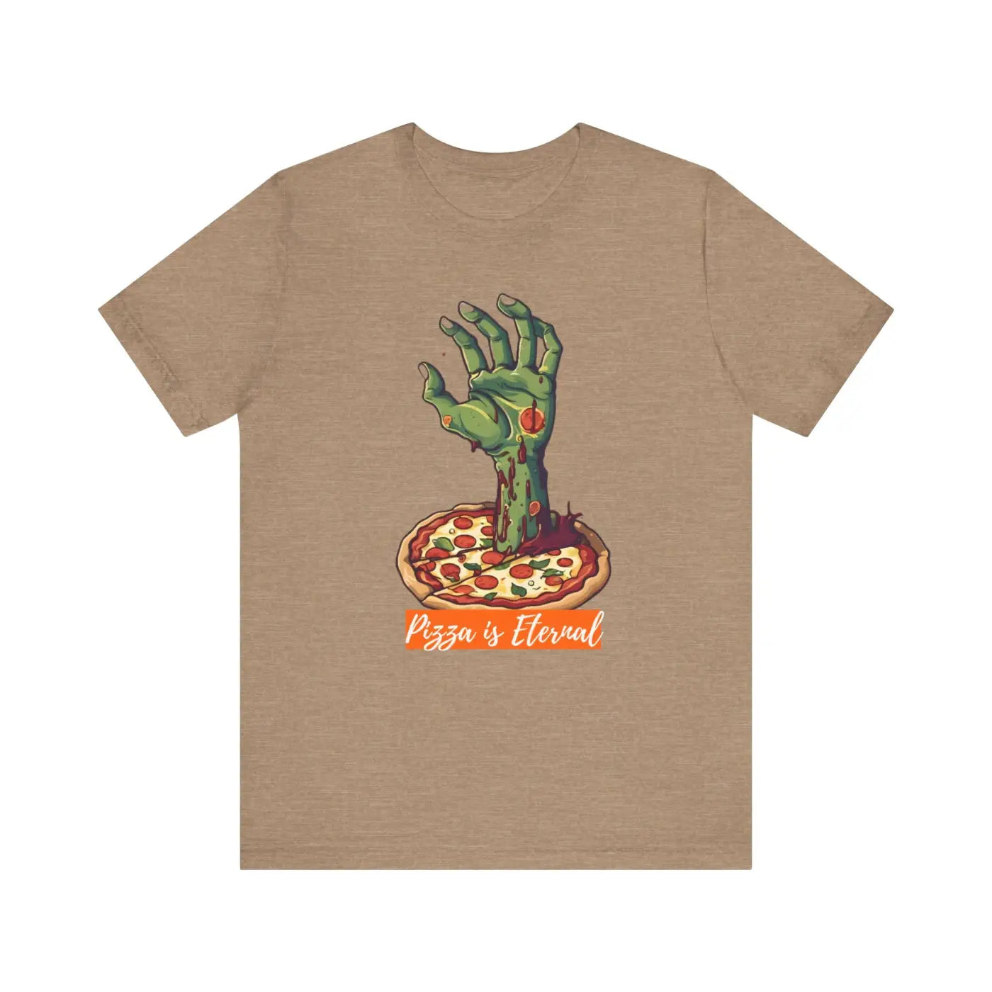 Zombie Hand Pizza Tee - Eternal Style Women's Top - DipaliZ