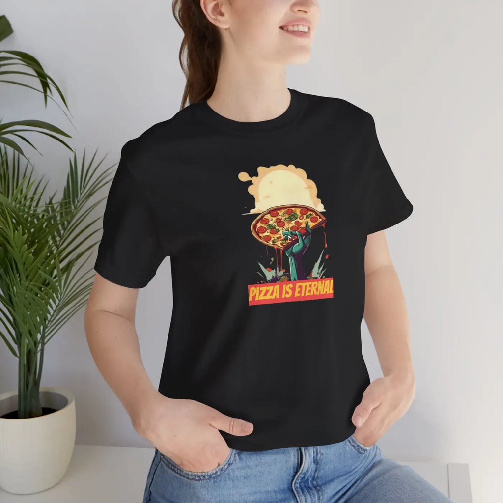 Zombie Pizza Unisex Jersey Short Sleeve Tee - Halloween - DipaliZ
