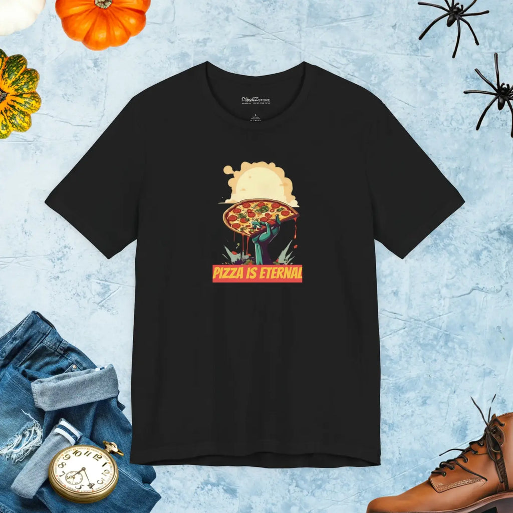 Zombie Pizza Unisex Jersey Short Sleeve Tee - Halloween - DipaliZ
