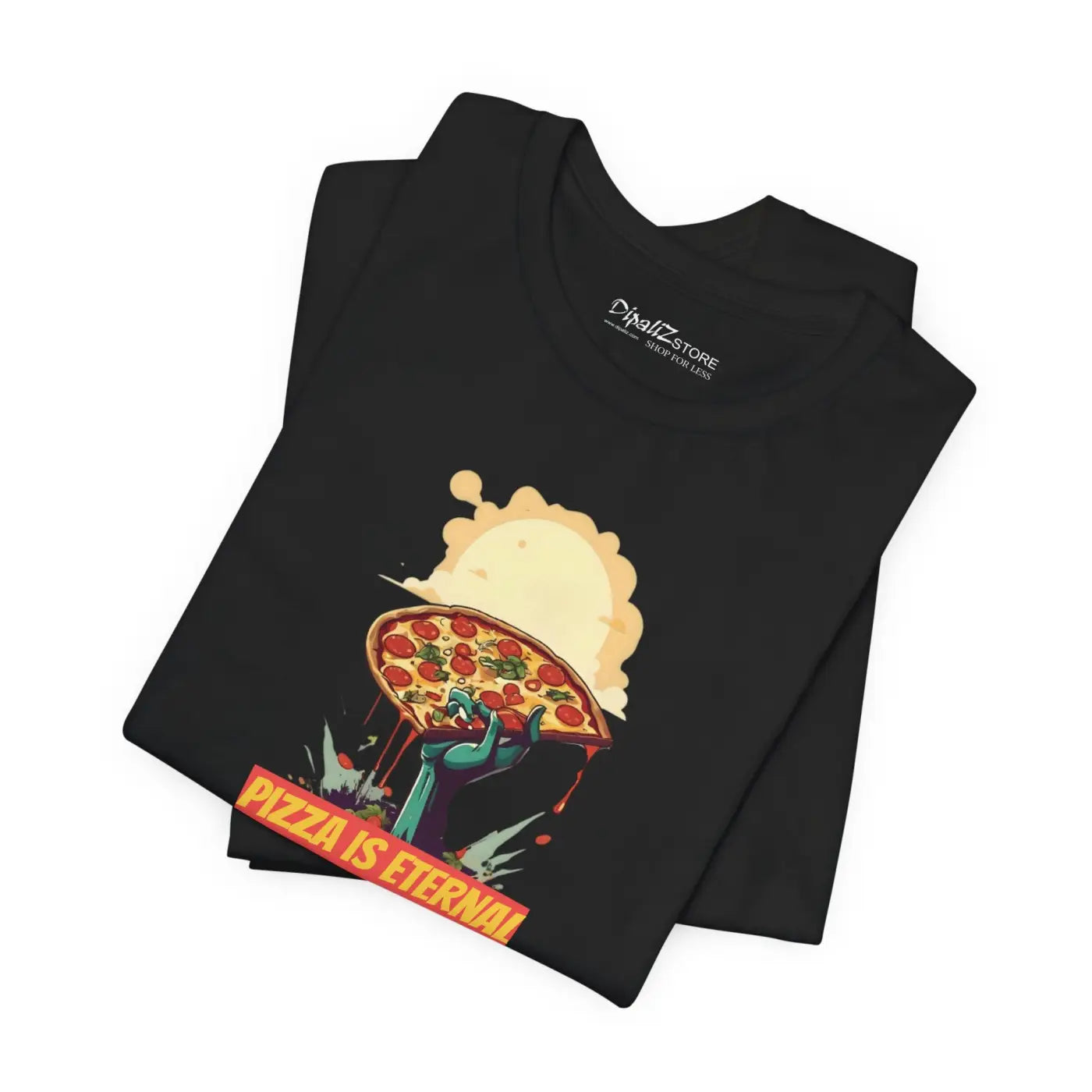 Zombie Pizza Unisex Jersey Short Sleeve Tee - Halloween - DipaliZ