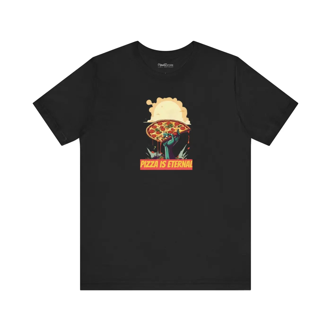 Zombie Pizza Unisex Jersey Short Sleeve Tee - Halloween - DipaliZ