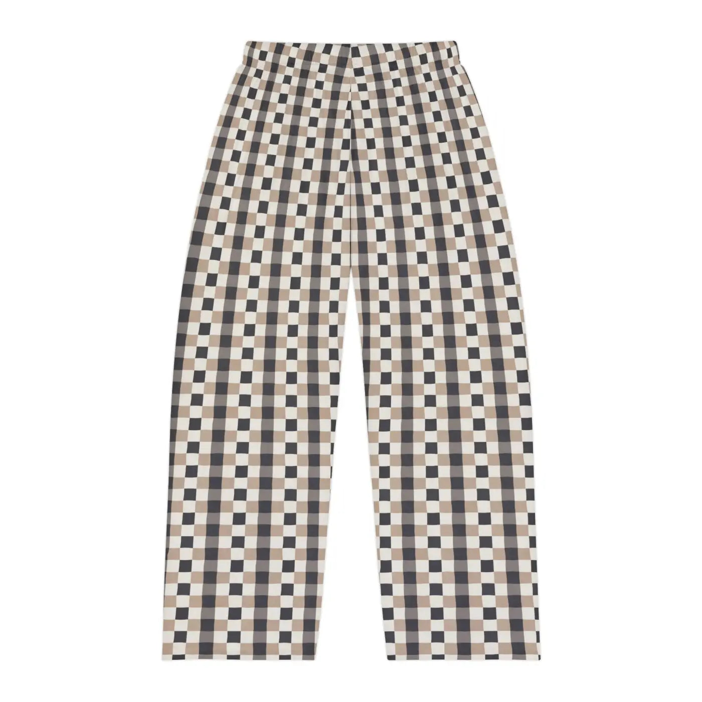 Plaid Lounge Pants - Cozy Brushed Polyester - DipaliZ