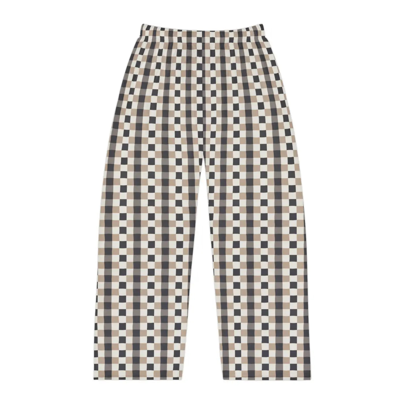 Plaid Lounge Pants - Cozy Brushed Polyester - DipaliZ
