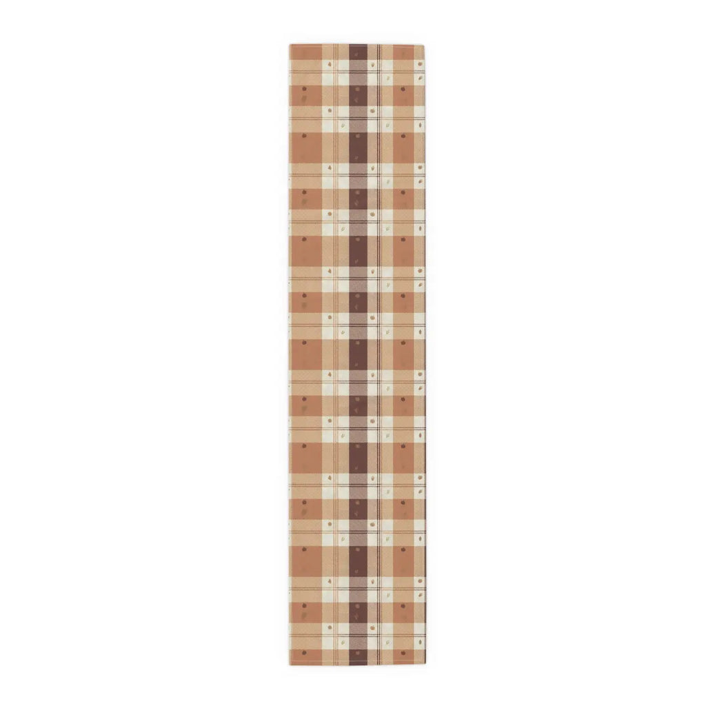 Cotton Twill Table Runner - Cozy Farmhouse Plaid - DipaliZ