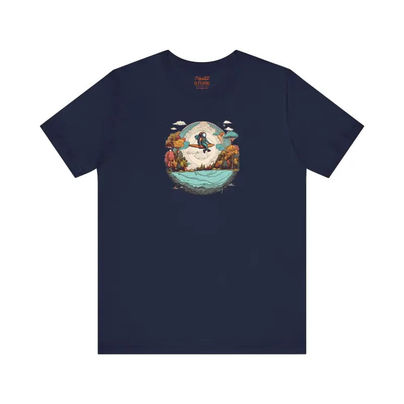 Planet Earth Jersey Short Sleeve Tee - Unisex Cotton - DipaliZ