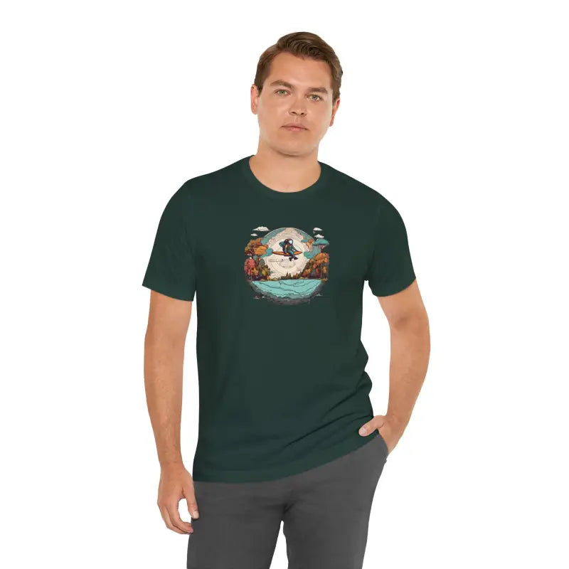 Planet Earth Jersey Short Sleeve Tee - Unisex Cotton - DipaliZ