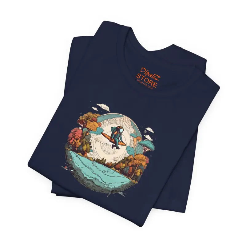 Planet Earth Jersey Short Sleeve Tee - Unisex Cotton - DipaliZ