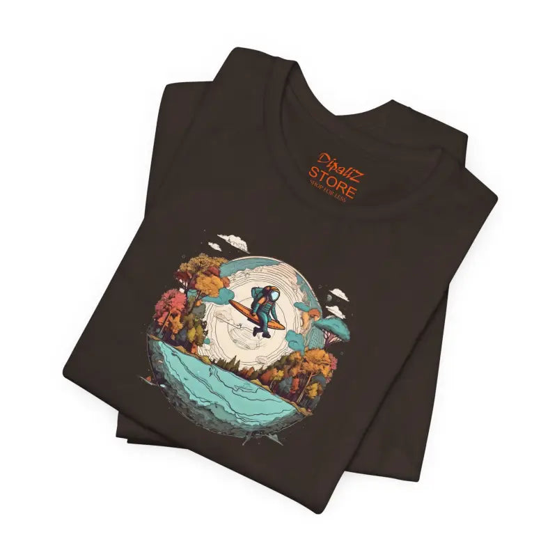 Planet Earth Jersey Short Sleeve Tee - Unisex Cotton - DipaliZ