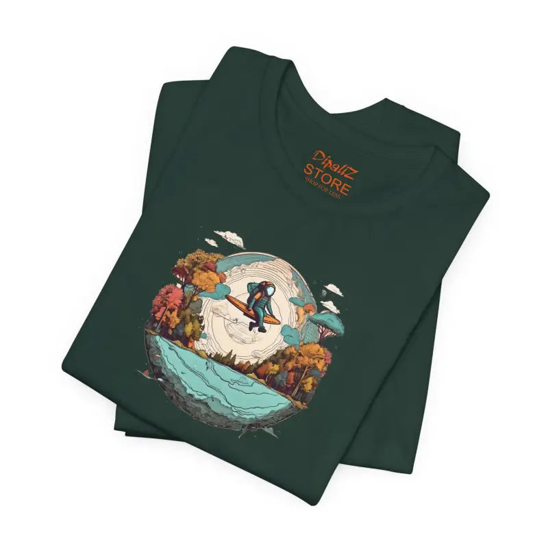 Planet Earth Jersey Short Sleeve Tee - Unisex Cotton - DipaliZ
