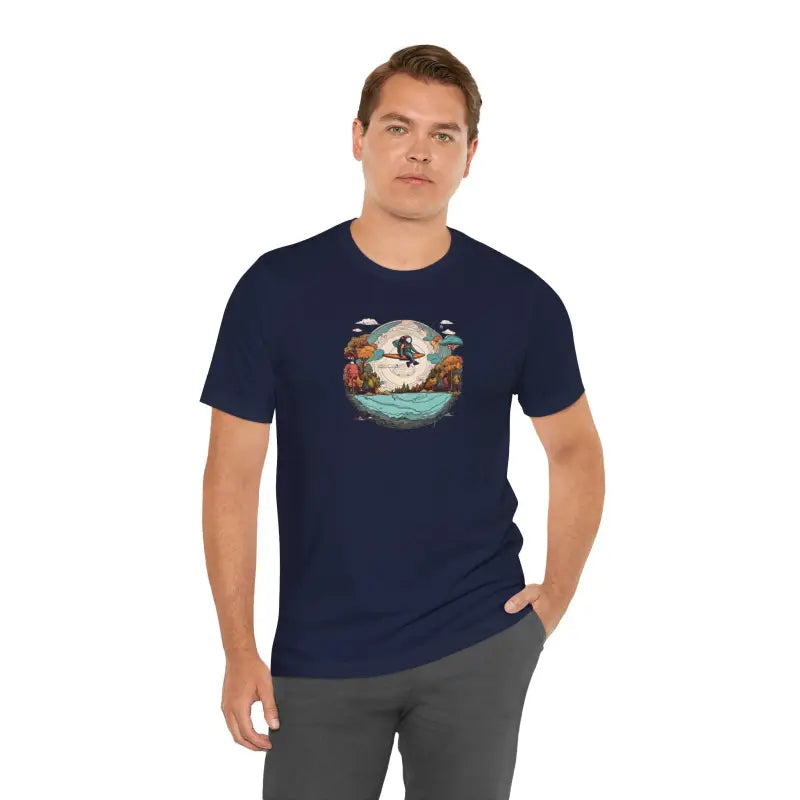 Planet Earth Jersey Short Sleeve Tee - Unisex Cotton - DipaliZ