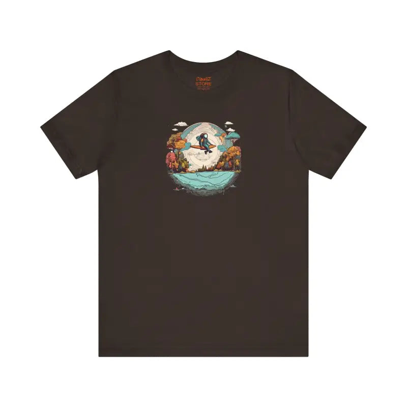 Planet Earth Jersey Short Sleeve Tee - Unisex Cotton - DipaliZ