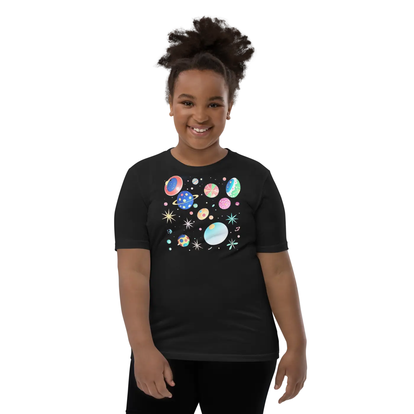 Youth Planets and Solar System T-Shirt - Space Explorer Tee - DipaliZ