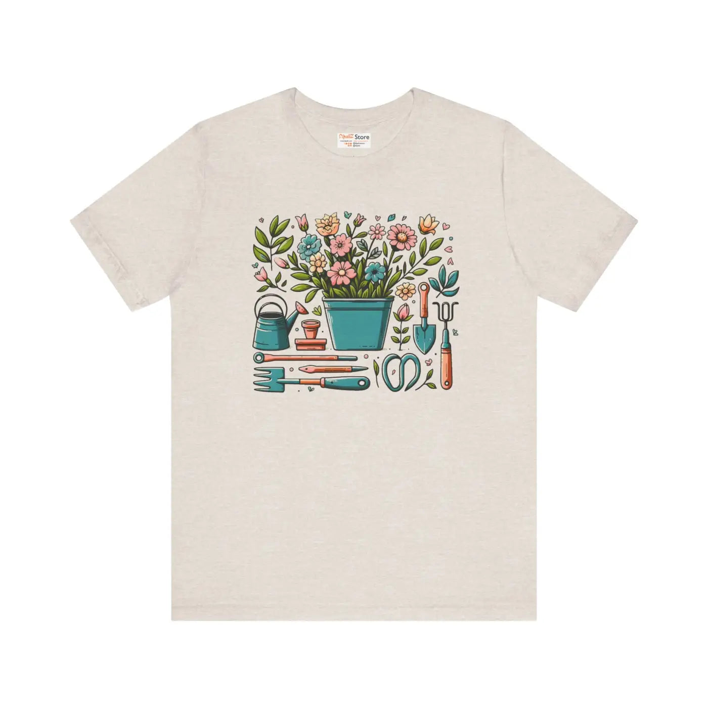 Ultra-Soft Unisex Jersey Tee - Plant Lover Design - DipaliZ